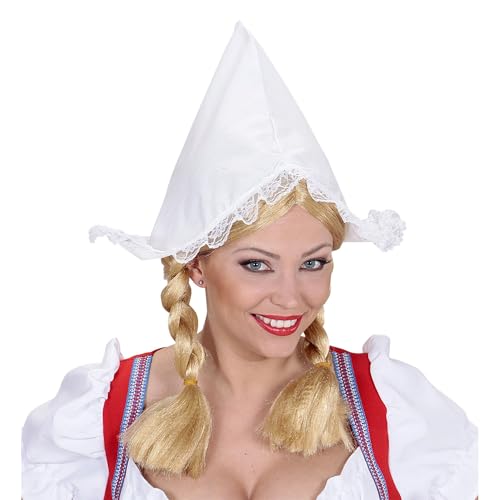 W WIDMANN MILANO Party Fashion - Hut Holländerin, weiß, Haube, niederländische Tracht, Kopfschmuck, Holland, Fasching, Karneval W WIDMANN MILANO Party Fashion - Hut Holländerin, weiß, Haube, niederländische Tracht, Kopfschmuck, Holland, Fasching, Karneval