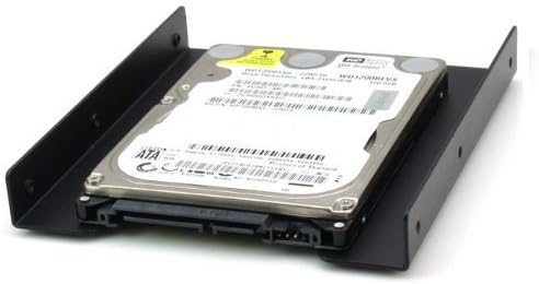 10 x 2.5" To 3.5" Bay SSD HDD Notebook Hard Disk Drive Metal Black Mounting Bracket Adapter Tray Kit