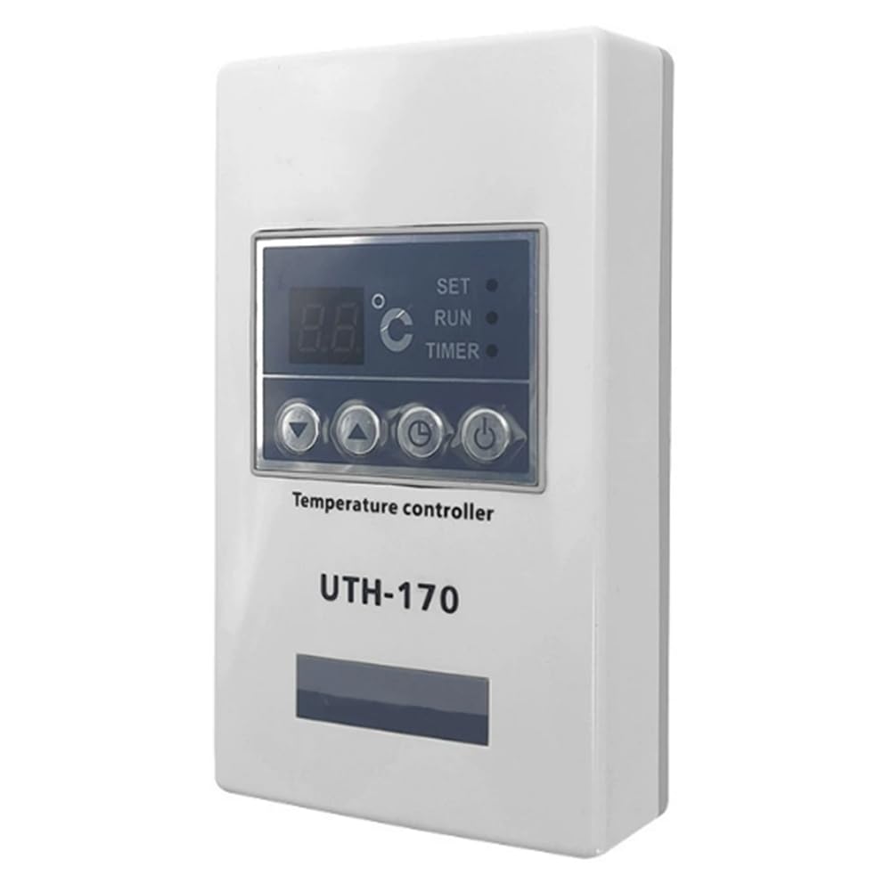 Littimoon -170 Sauna Temperature Controller Heating Film Thermoregulator with LCD Display and Touch Key Operation Saunas