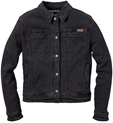 Indian Motorcycle Women's Denim Lana Casual Jacket, Black - M - 286062303