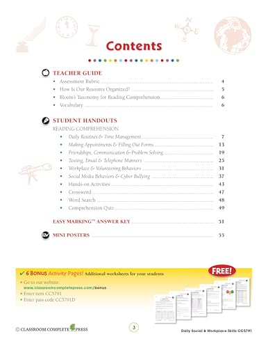 Daily Social & Workplace Skills Gr. 6-12 - Classroom Complete Press (Life Skills Series) - Image 2
