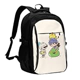 バックパック ドラゴンクエストシリーズ スライム USB充電ポート イヤホンポート付き リュックサック PCバック デイパック 大容量 13-16インチPCバック