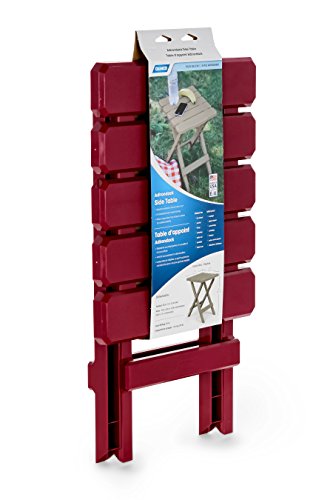 Camco 51684 Red Regular Adirondack Portable Outdoor Folding Side Table, Perfect For The Beach, Camping, Picnics, Cookouts And More, Weatherproof And Rust Resistant #TOP7