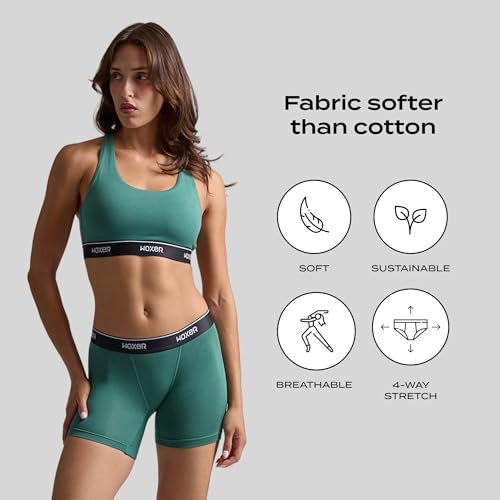 Woxer Boxer Shorts for Women - 5" Baller Boy Shorts Underwear for Women, Soft Modal - Seamless Chafe Free, No Show Underwear4