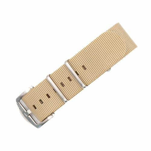 Image of BluShark - Original Collection Military-Style Waterproof Watch Strap, Fits All Timepiece Brands, Durable Nylon Wristwatch Accessories with Stainless Steel Buckle - 18mm, 20mm, 22mm & 24mm Watch Bands