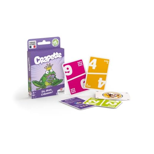 Ducale - La Crapette - Jeu de Cartes Enfant - Jeu de rapidité et de réflexe - À partir de 6 Ans