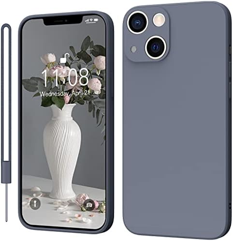 KPPIT iPhone 14 Case, iPhone 14 Protective Case Silicone,Ultra Slim Soft Gel Anti-Scratch,Microfiber Lining,Rubber Shockproof Case Cover iPhone 14 [6.1 inch] Khaki