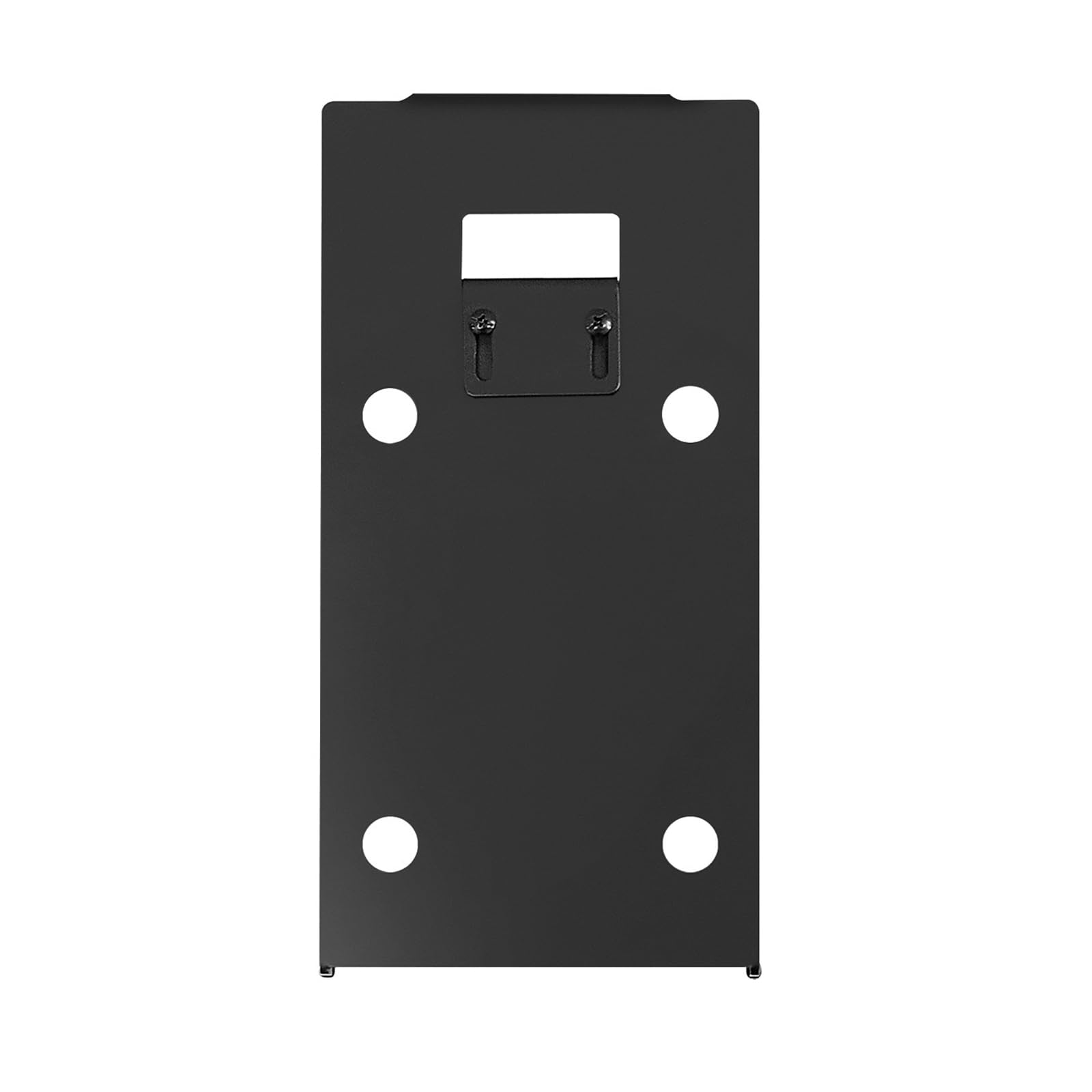 Elegante supporto acustico in metallo nero per Coda W Bookshelf Soundbar Staffa di montaggio a parete migliora l'ascolto per Coda W Soundbar Stand