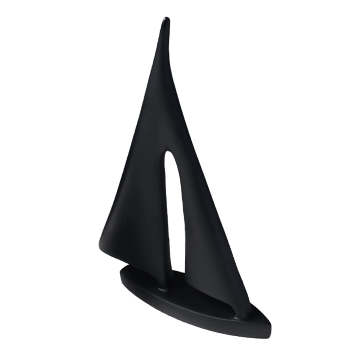 Happyyami 1Pc Creative Sailboat Decor Resin Craft Sailboat Ornament for Desktop Decoration Compact Nautical Adornment and Deform Resistant Resin Material for Home