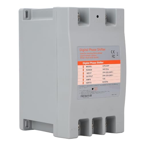 YWBL-WH Inversor Monofásico a Trifásico, Cambiador de Fase Digital ABS 2.5-3.7KW 14A 50/60Hz para Equipos Impulsados ​​por Motor como Bombas, Ventiladores, Tornos