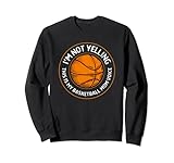 Women's Basketball Mom Voice - Funny Basketball Mama Sweatshirt