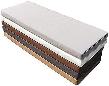 MOTT Outdoor Garden Bench Cushion Waterproof Bench Pad,2 3 Seater Long Seat Pad for Patio Furniture Replacement Pad for Swing/Dining Chair,Non-Slip