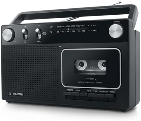 Muse M-152 RC Retro - Grabador de Casetes con Función de Grabació...