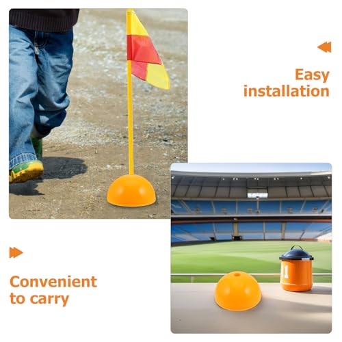 Support de poteau de foot VANZACK base plastique leste pack de 3