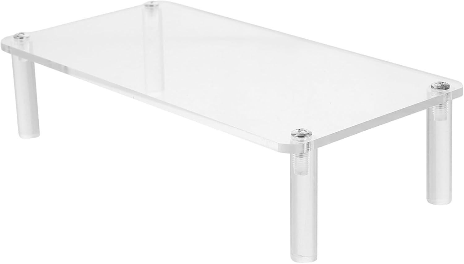 iplusmile Clear Shelves Riser Shelf Showcase Clear Acrylic Display