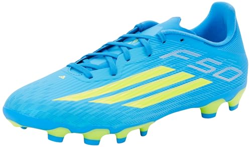 adidas Unisex F50 League Multi Ground Football Boots, Lucid Ray Blue/Team solar Yellow 2/Lucid Aquamarine, 43 1/3 EU – Ansicht 1