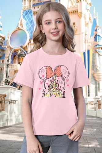Image of Magical Shirts Women Girls Family Vacation Matching Shirt Magic Kingdom T-Shirt Mommy and Me Trip Short Sleeve Tops