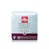  Illy Kaffee Iperespresso Dunkler Röstgrad - Set 6 Verpackungen von 18 Kapseln