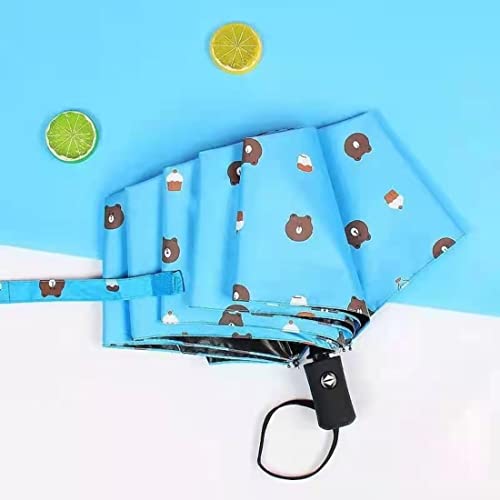 Image of KEKEMI 3 Fold Automatic Sun & Rain Umbrella for Men & Women (Pack of 2)