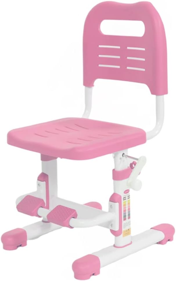 Gray Kids Desk Chair Height Adjustable Kids Task Chair, Children Study Chair Ergonomic Child Computer Desk Chair Interactive Workstation for Home School (Color : /Pink, Size : A)