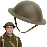 Nicky Bigs Novelties Adult Ally Army Helmet Costume, Olive Drab Green, One Size