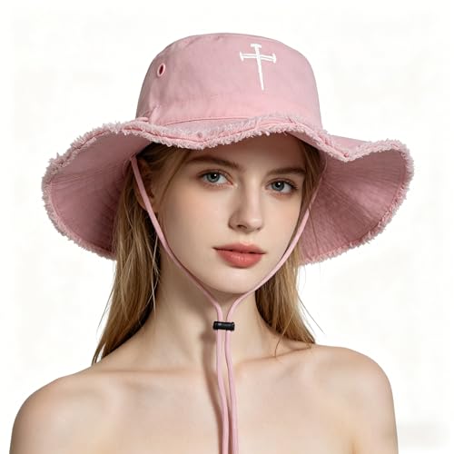 Sombrero tipo Bucket para mujer con protección solar miniatura 1