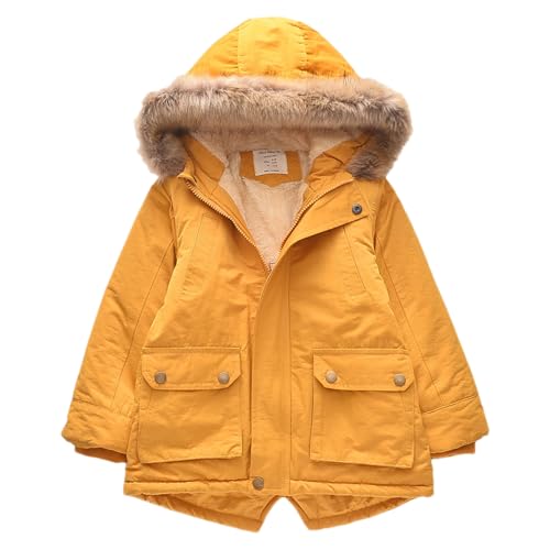 amropi Niño Invierno Chaqueta con Capucha Abrigos Forro Polar