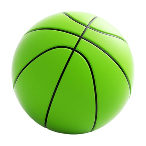Baloncesto silencioso – Pelota de espuma | Balón de baloncesto sin aire | Pelota de baloncesto suave para práctica | Pelota de espuma de alta densidad para juegos en interiores, práctica, niños,