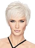SHORT SHAG Heat Friendly Synthetic Wig by Hairdo, 3PC Bundle: Wig, 4oz Mara Ray Enriched Shampoo, and 19 Page Belle of Hope Guide (R11S+)