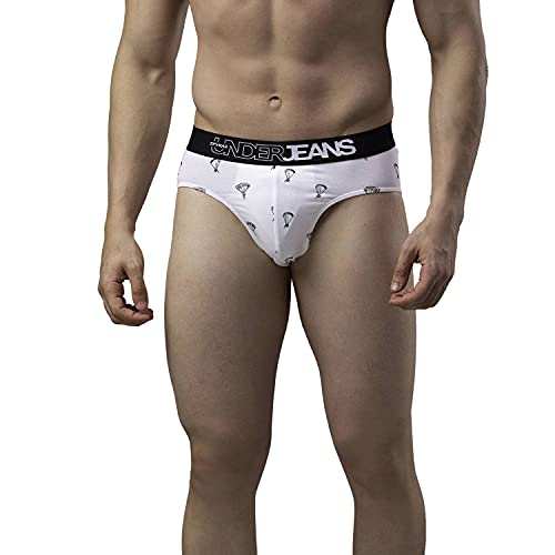 Image of Underjeans Men Cotton Blend Brief - Pack of 2