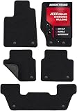 Floor Mats for Jeep Grand Cherokee L 2021-2026 - Custom 3D Fit Mats for Jeep Grand Cherokee 6-Seat - 1st & 2nd & 3rd Row - Anti-Slip Backing - 22oz Heavy Duty Carpet Mat