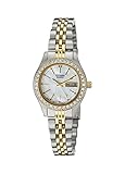 Citizen Quartz Womens Watch, Stainless Steel, Crystal, Two-Tone (Model: EQ0534-50D)