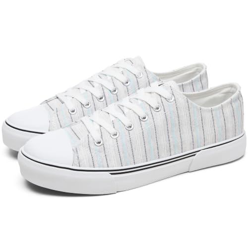 Image of yageyan Men Canvas Low top Shoes Classic Casual Sneakers Mens Fashion Shoes