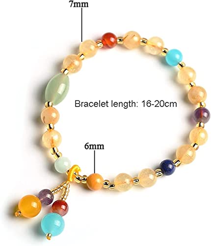 Bracelet en cristal de jade améthyste brute et agate : cadeau idéal