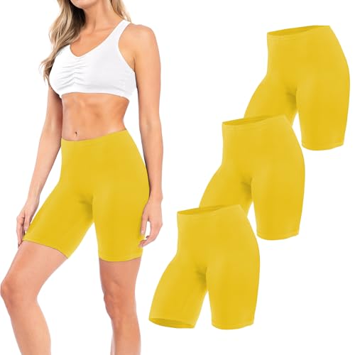 Image of Sexy Basics Women's Cotton Stretch Active Slip Shorts | 3 Pack & 6 Pack Boy Short Boxer Briefs