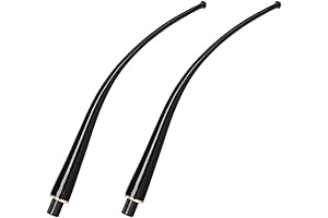 OLDFOX 2PCS Bent Pipe Stem Replacement with Metal Ring for 9mm Filters