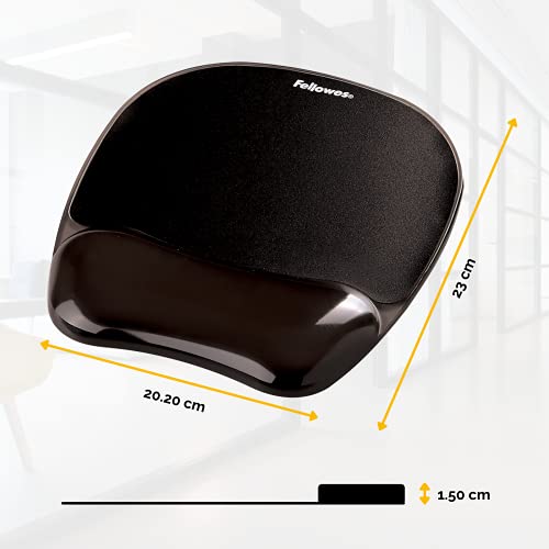 Fellowes Mauspad mit Handballenauflage für ergonomisches Arbeiten