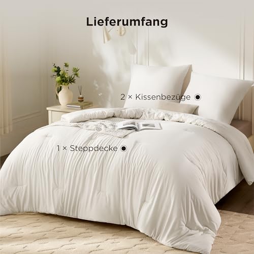 BEDSURE Bettdecken-Set ohne Bezug 240x220 - Bettdecke mit Kissenbezug 80x80 – Ansicht 7