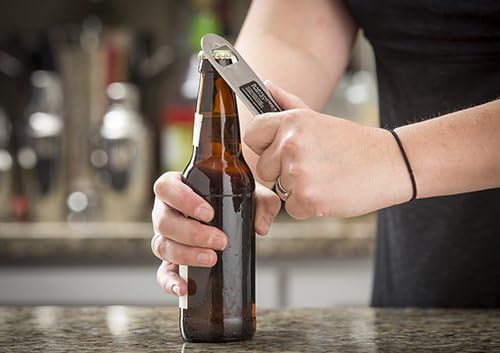 Miniatura 3 de Tablecraft Small Bartender's Friend - Abrebotellas plano de acero inoxidable, 7 pulgadas, plateado