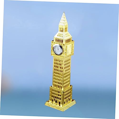 RORPOIR 1 Unidade Ornamento metálico relógio big ben de londres artesanato em metal relógio do big b