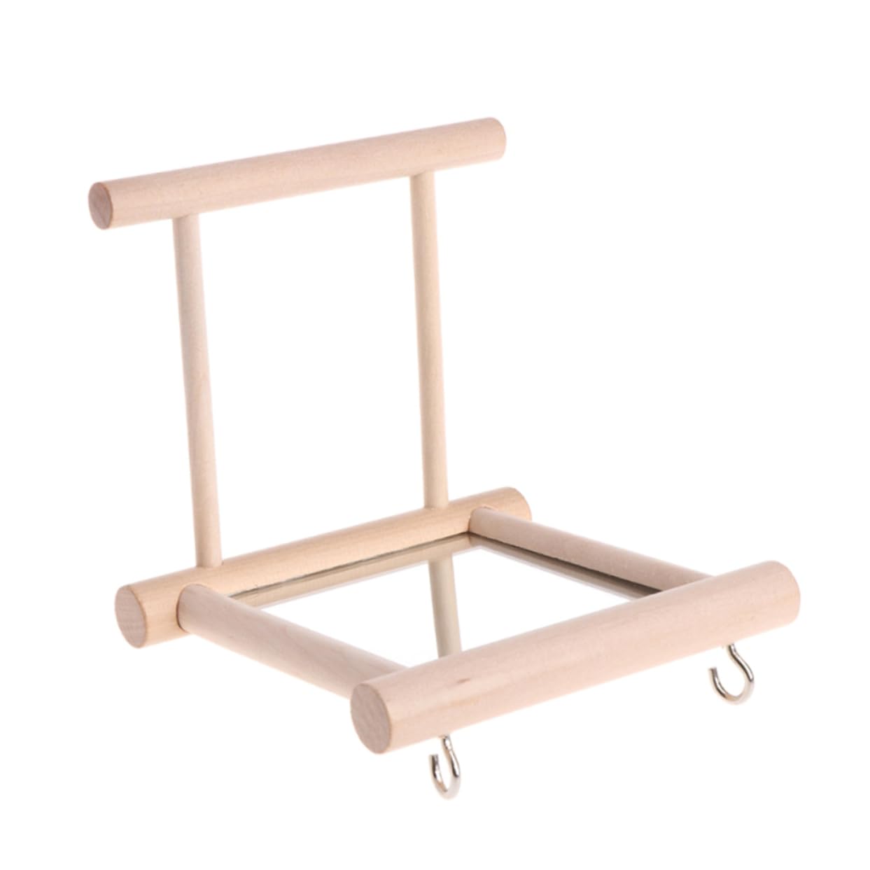 BESPORTBLE 4 Pezzi Giocattoli Per Gabbia Per Pappagalli Altalena Per Uccelli Specchio Parrocchetto Fringuello Calopsitta Supporto Per Gabbia Per Uccelli