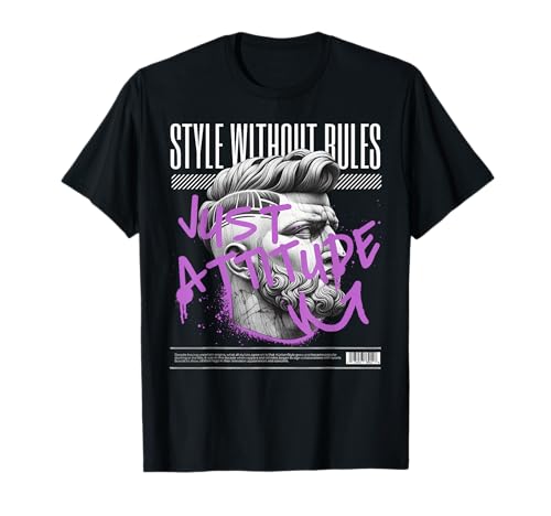 Estilo Sin Reglas Graffiti Escultura Arte Diseñador moderno Camiseta