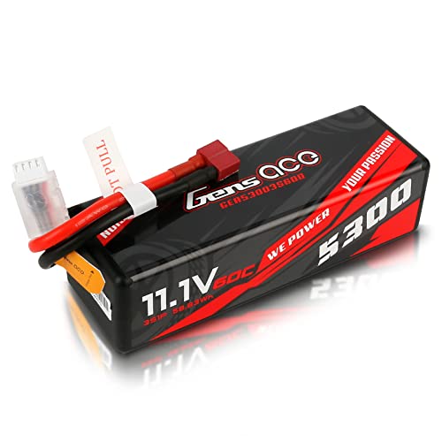 Gens ace 3S Lipo Battery 11.1V 60C 5300mAh Lipo Battery Hard