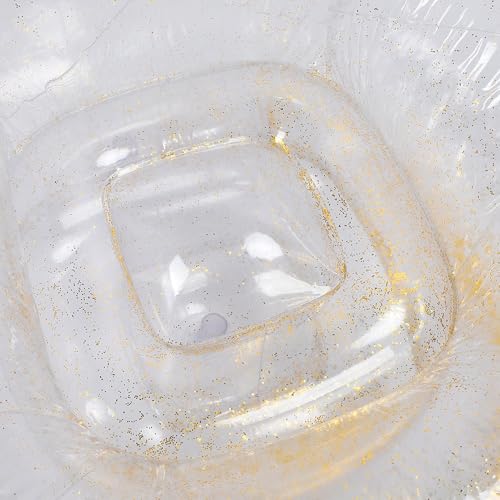 Sofá inflable transparente y ergonómico de alta resistencia estructural 7