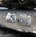 Game Controller Video Gamer Stud Earrings Polished Sterling Silver Handmade in USA
