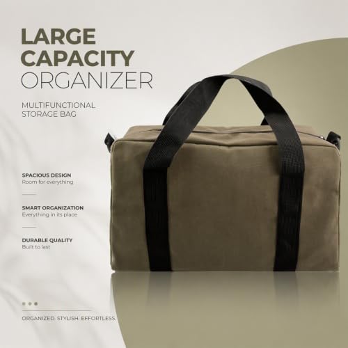Werkzeugtasche,Werkzeugkasten Organizer, Schweres Werkzeug-Kit, Breite Mündung Werkzeugs Aufbewahrungstasche… – Ansicht 3