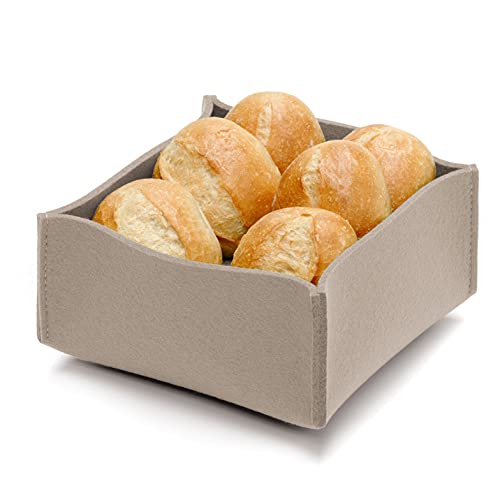 Hey Sign Brotkorb, quadratisch, ca. 22,5 x 22,5 x 10 cm, Pe Cover