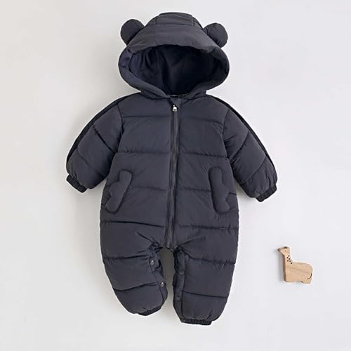 Barboteuse hiver bébé anti-froid doublée polaire pour nouveau-né