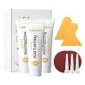 Three Drywall Patch Repair Kit with Scraper, Wall Spackle Repair Paste, Wall Mending Agent Quick and Easy Solution to Fill The Holes for Home Wall, Plaster Dent Repair and Wood Scratch Repair
