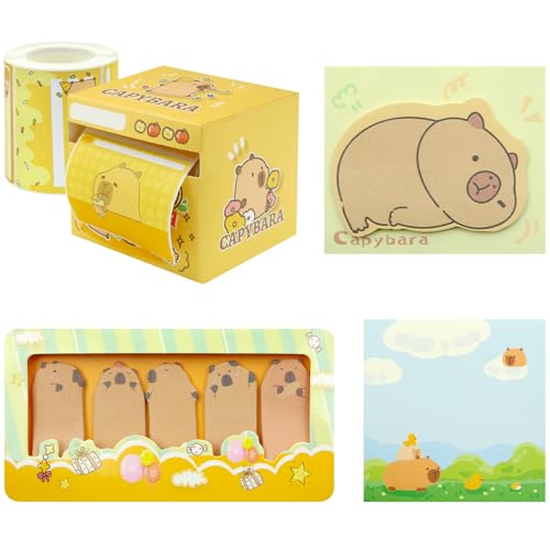 Papier autocollant Capybara mignon le kit de papeterie idéal à offrir pour la rentrée